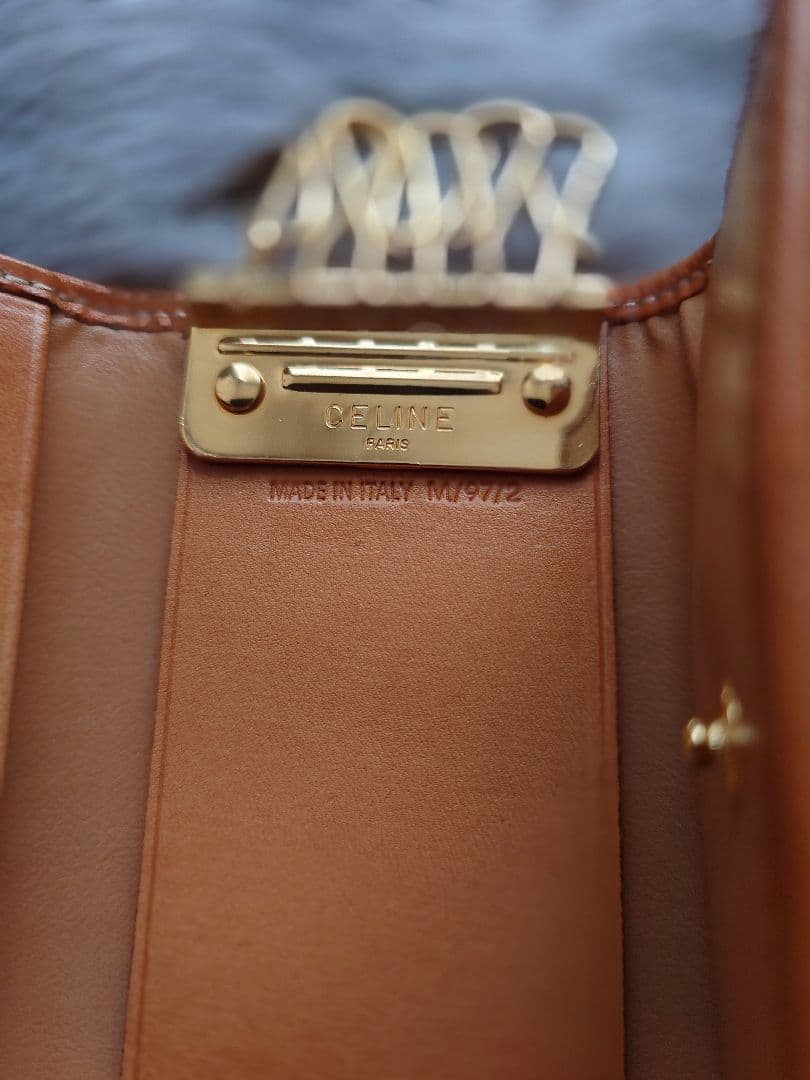 【極美品】【CELINE】6連キーケース マカダム柄 PVC ヴィンテージ