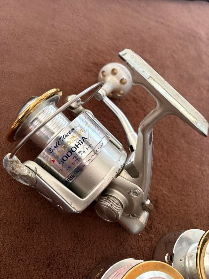 チームダイワ　SALT WATER 5000HiA 替えスプール2個付き