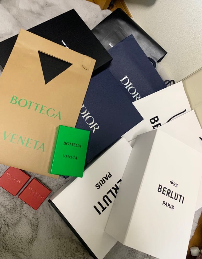ハイブラ　ボックス&ショッパー メンズ編 dior berluti etc