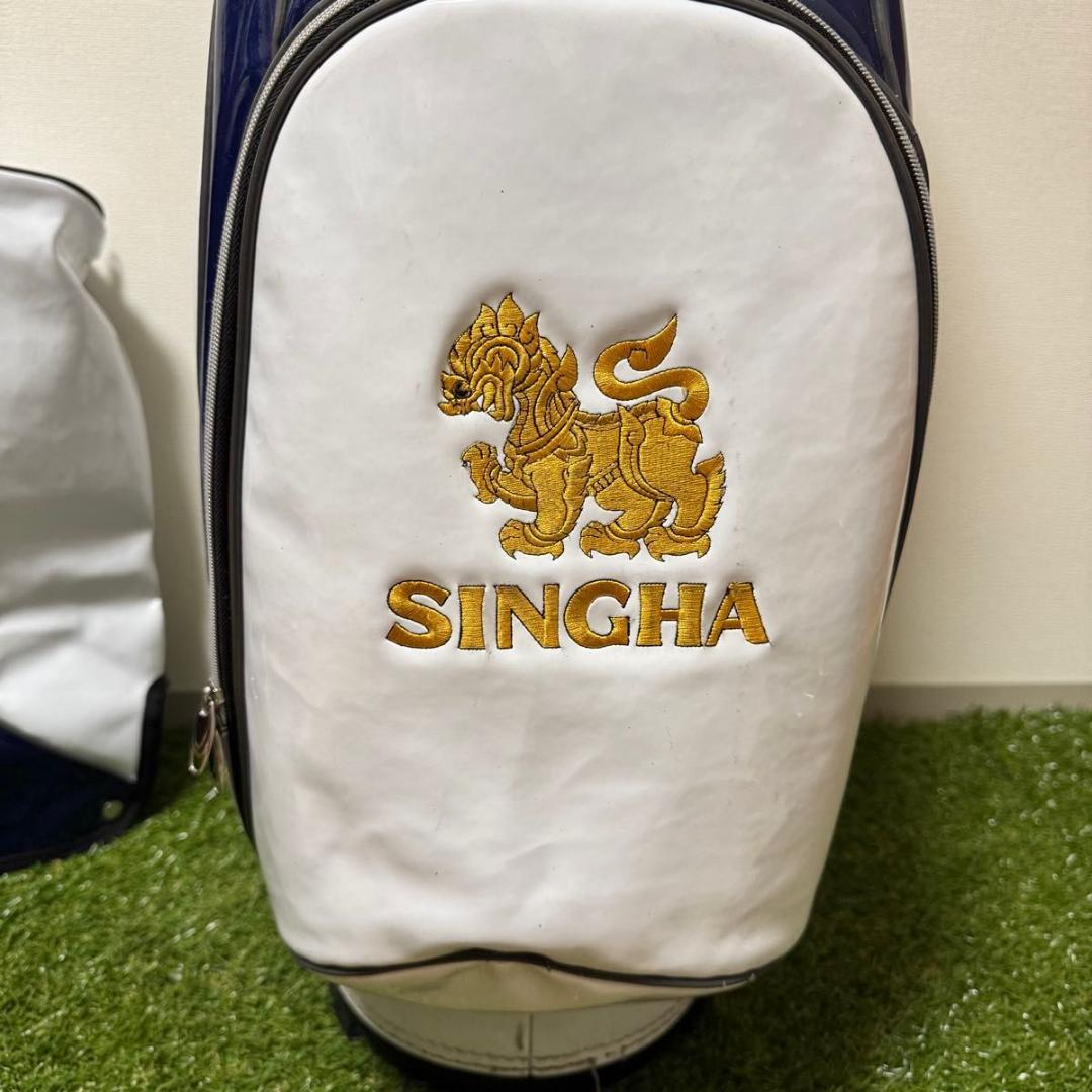 激レア SINGHA BEER キャディバッグ ゴルフバッグ 現地コンペ参加限定
