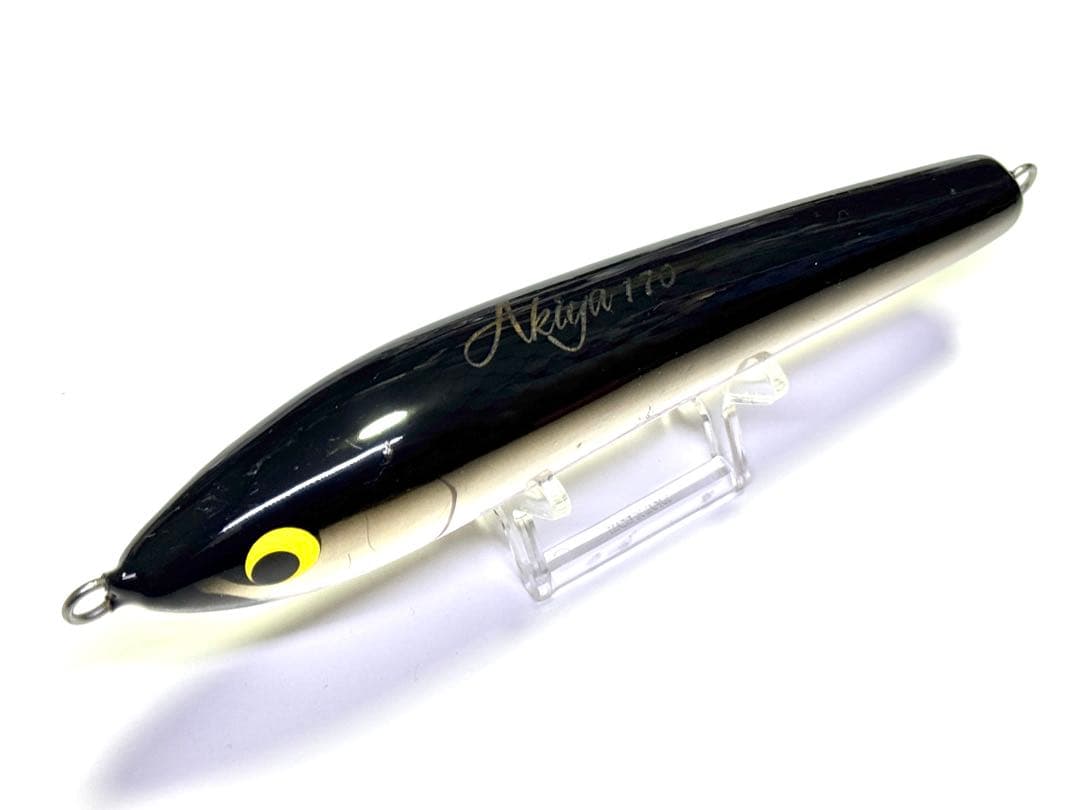 WooDream アキヤトップウォーター ハードルアー シルバー・ブラック