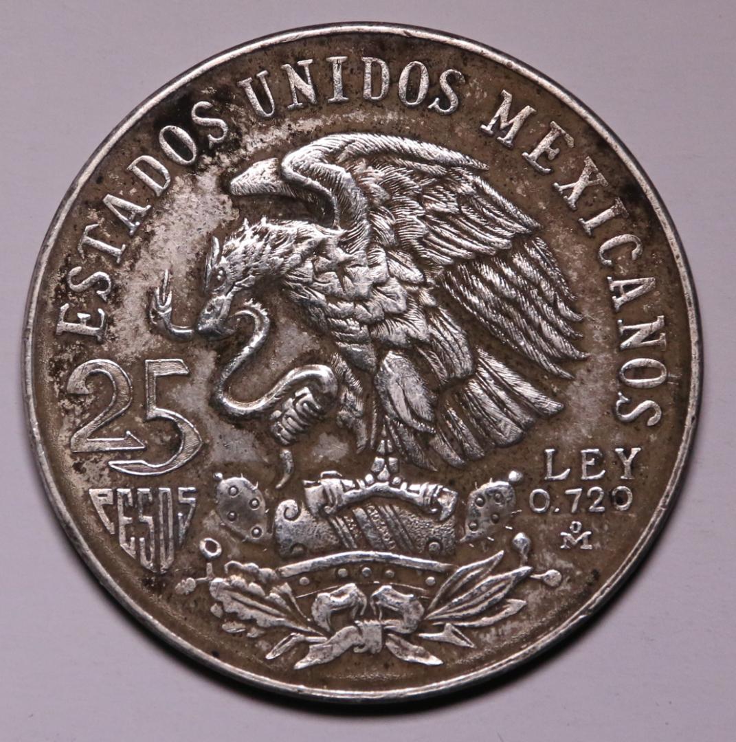 メキシコ 銀貨 オリンピック 25ペソ 1968年