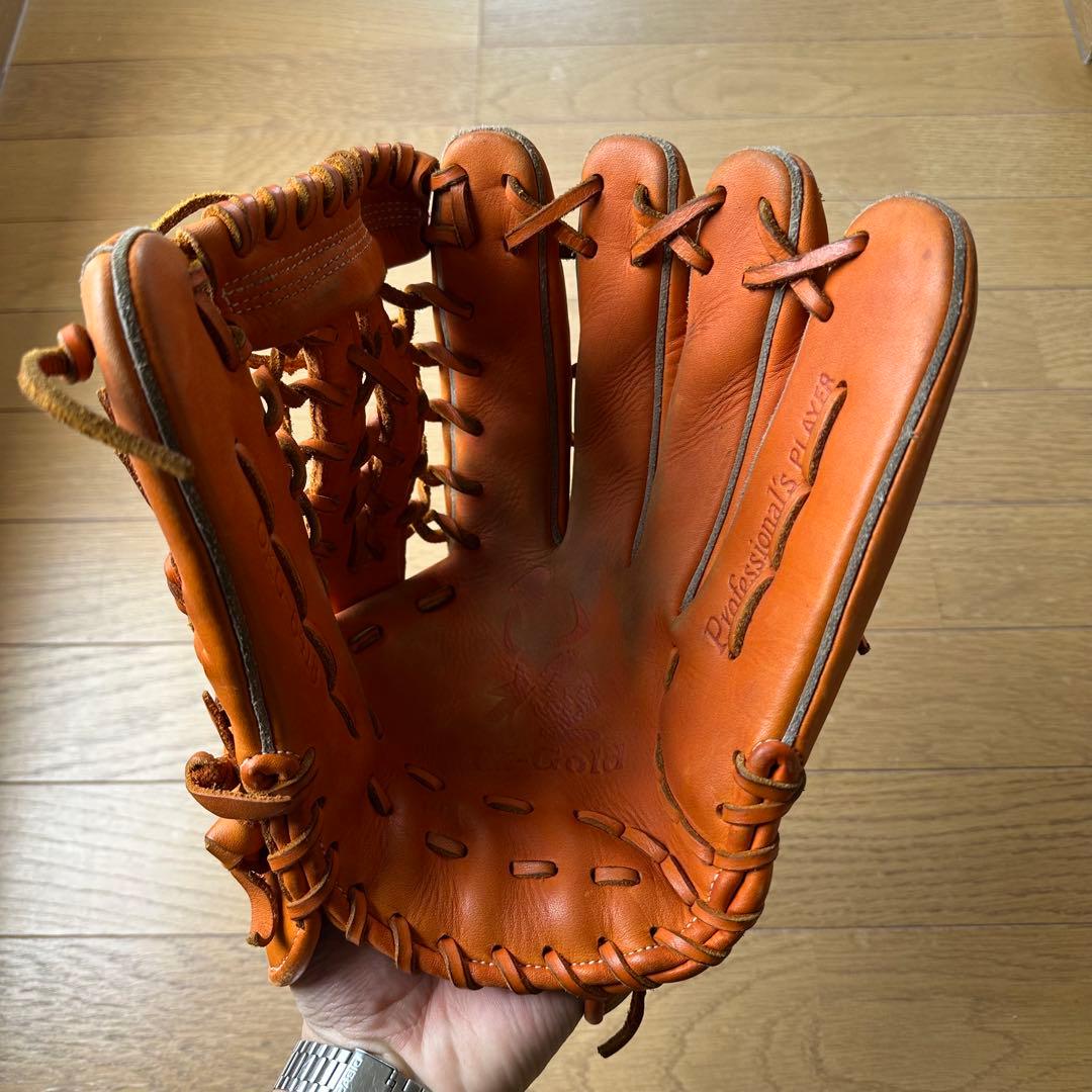 ハイゴールド　外野　グローブ　軟式　右投げ用