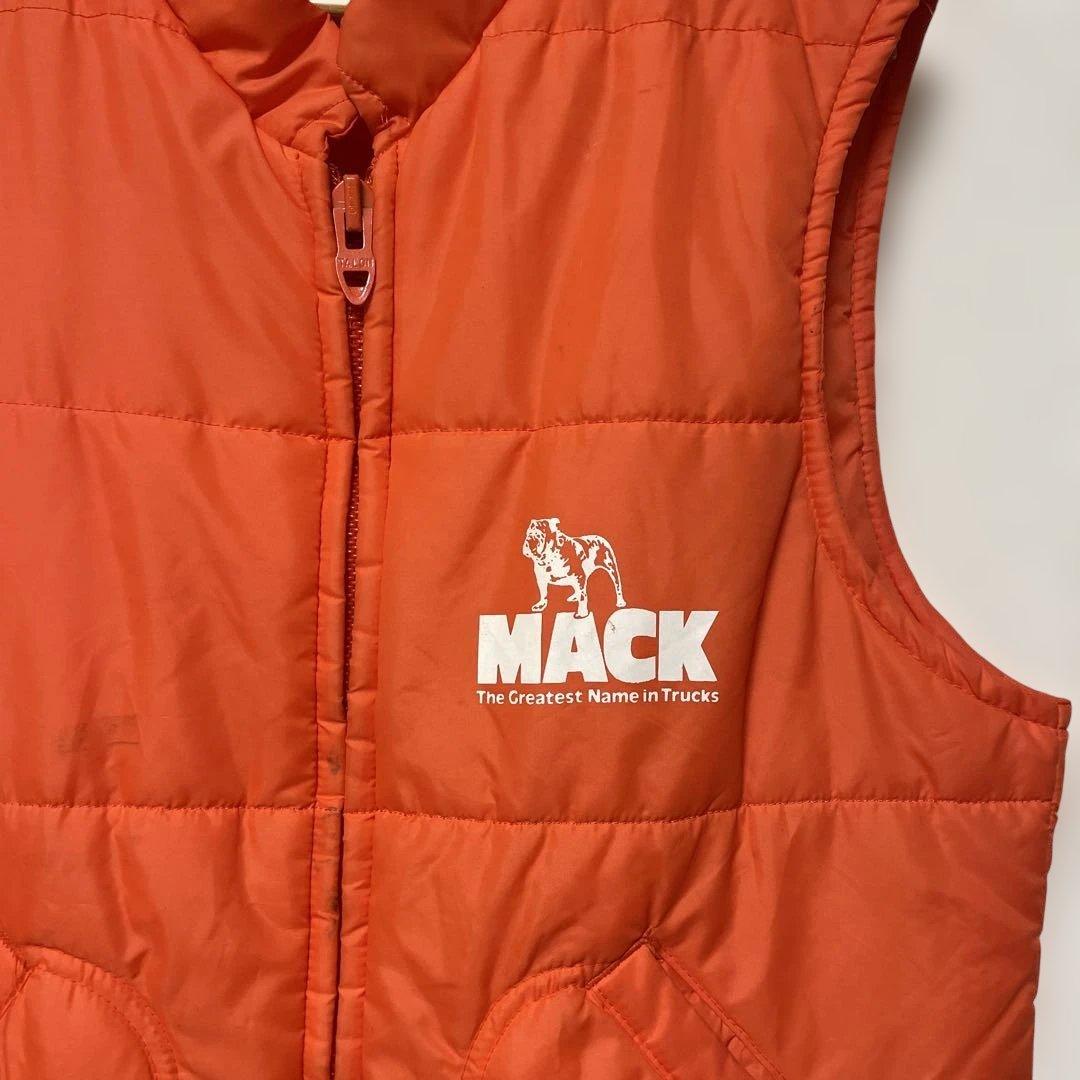 MACK TRUCKS マックトラック オレンジ ダウンベスト　USA製