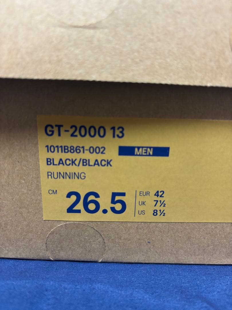 新品・未使用　ASICS GT-2000 13 ブラック 26.5サイズ