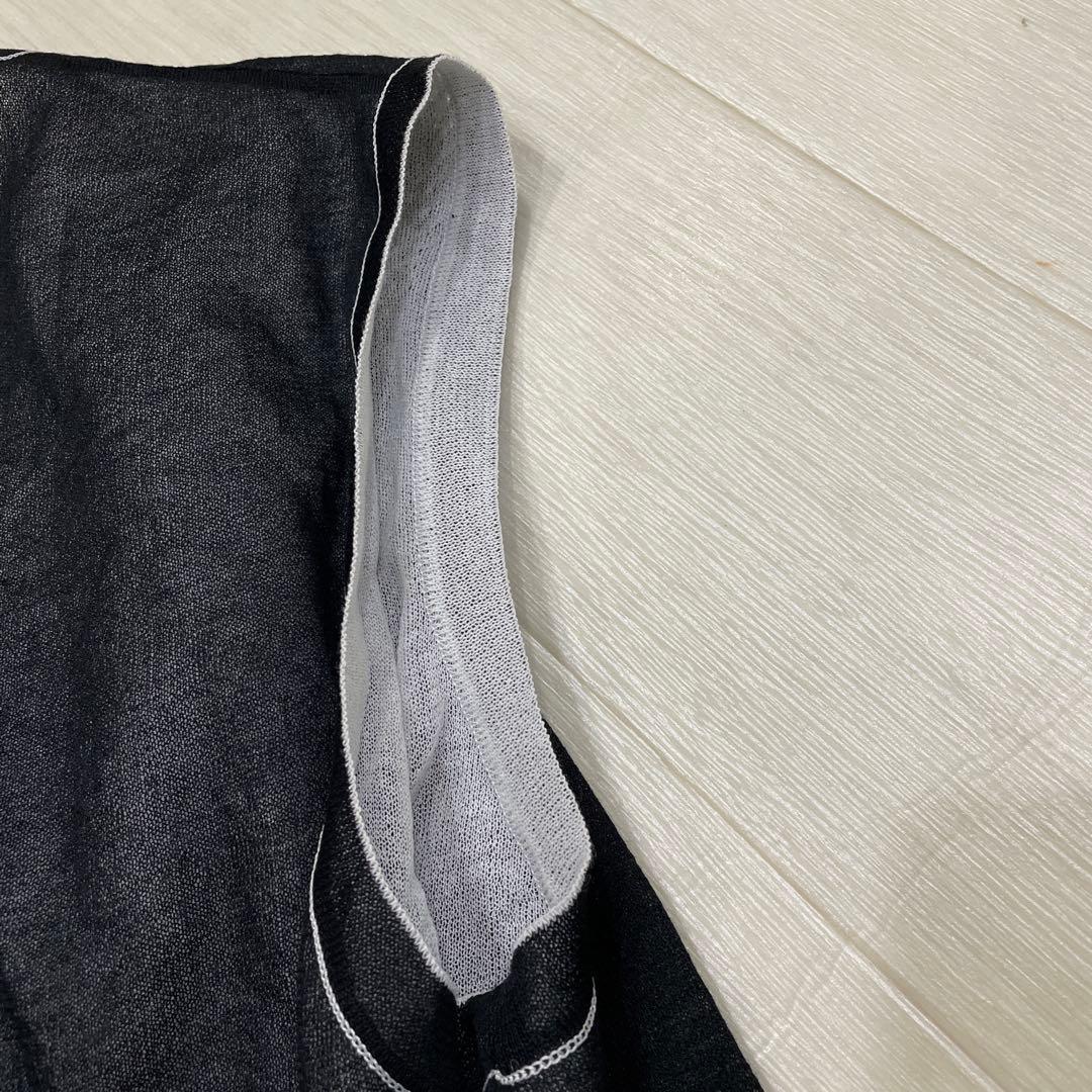 ⭐︎値下げ⭐︎CYCLAS シクラス ノースリーブ レイヤード ニット 34 黒