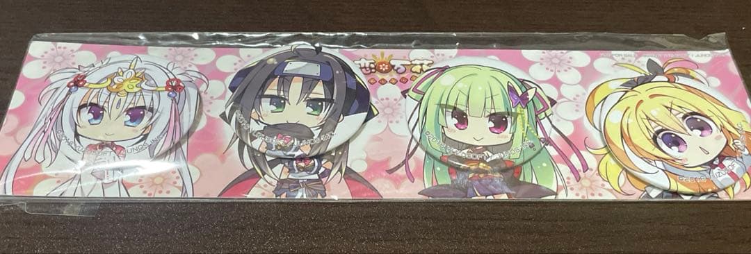 ゆずソフト　千恋＊万花　特典　ラフ画集　缶バッジ　色紙(ムラサメ　常陸茉子)