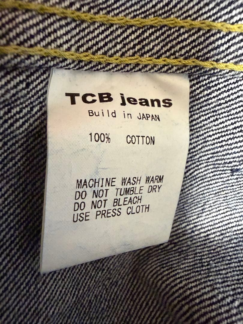TCB jeans S40s jacket 廃盤赤タブ　Size40