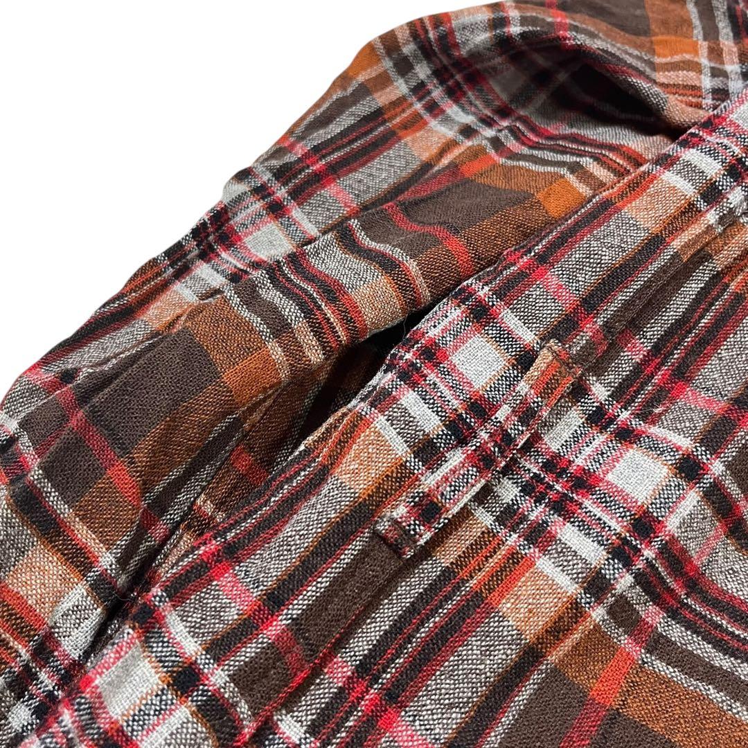 フォロー割専用USA製 PENDLETON チェック柄 ガウン ノーカラーコート