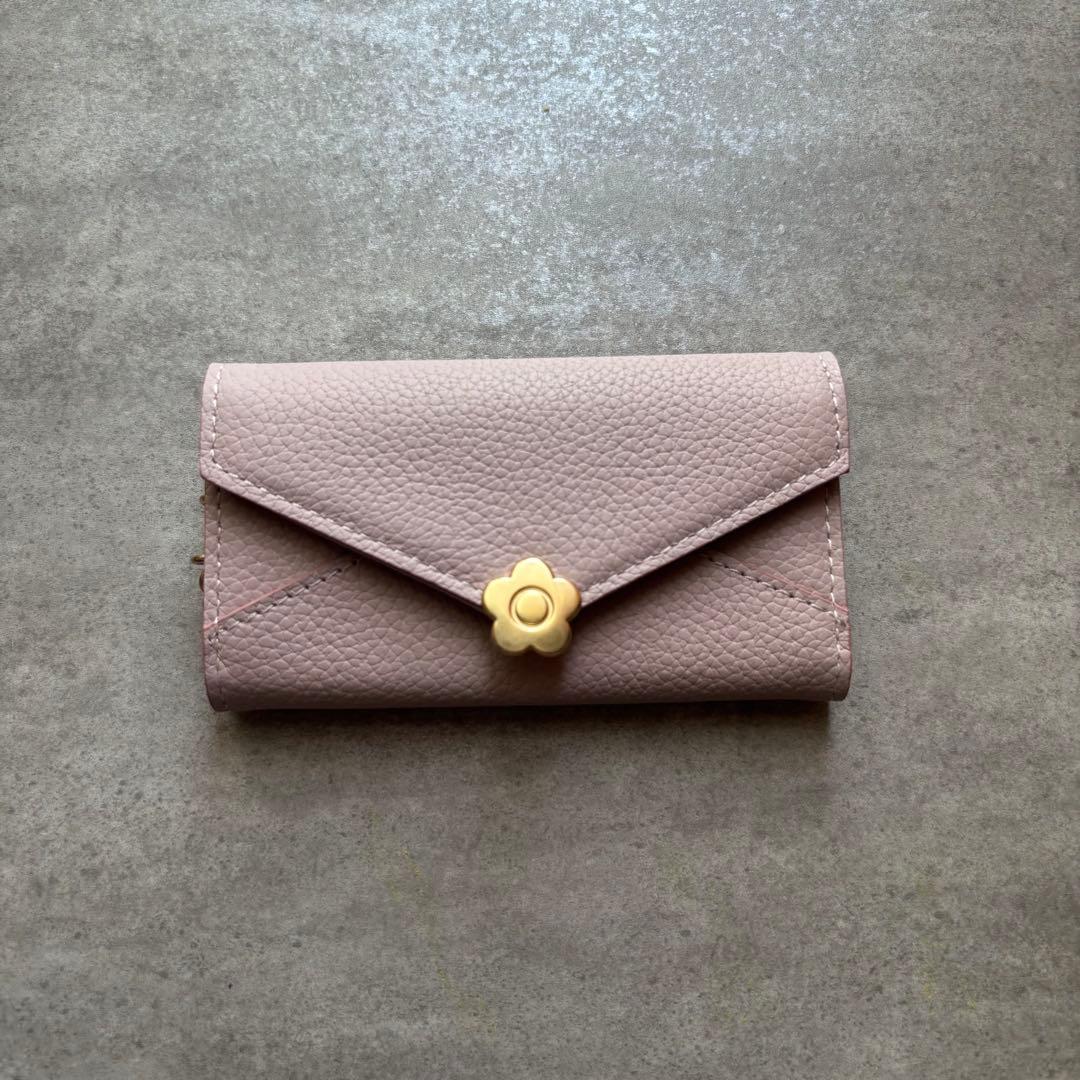 新品未使用 MARY QUANT キーケース ピンク ／ マリークワント