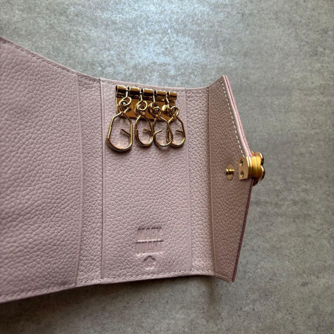 新品未使用 MARY QUANT キーケース ピンク ／ マリークワント