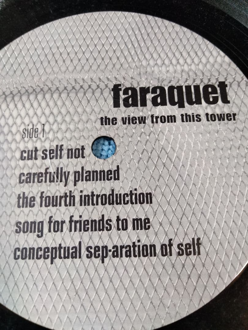 洋楽 faraquet / the view from this tower LP
