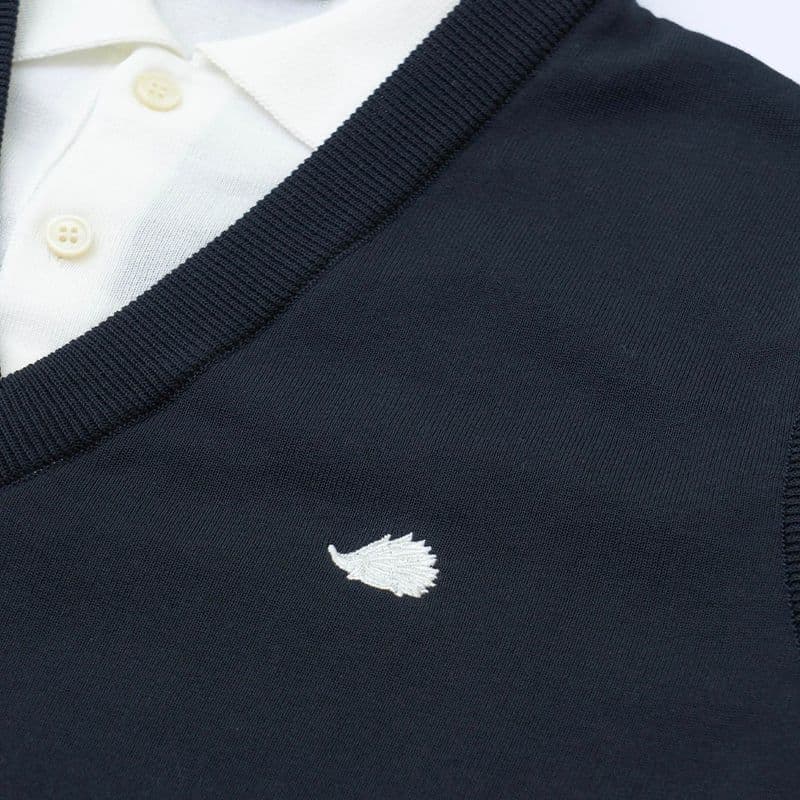 メンズウェア CLUBHAUS Fake layered Vest + Polo XL