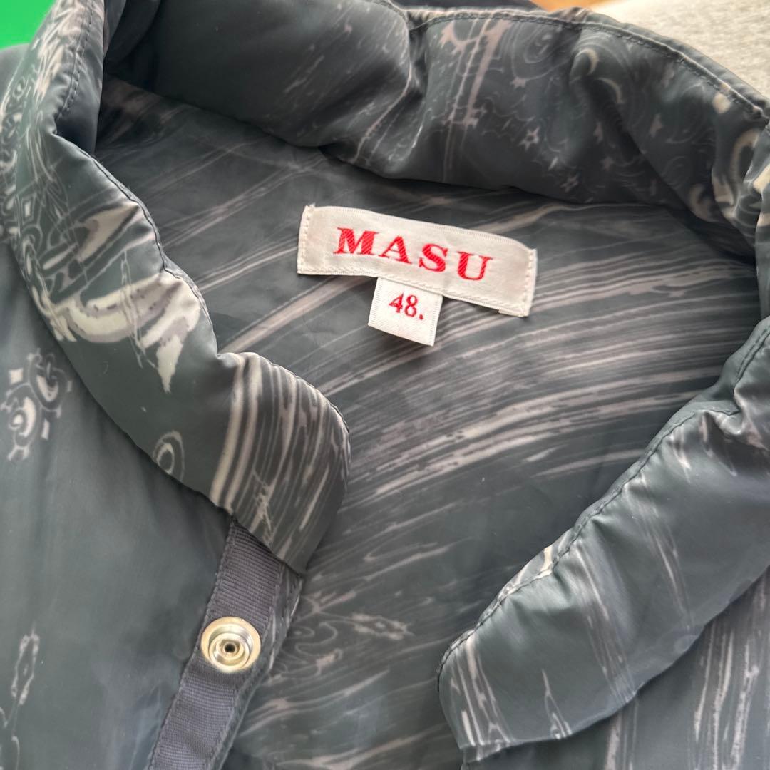 ジャケット・アウター MASU / MARBLE BANDANA PUFFER VEST 48