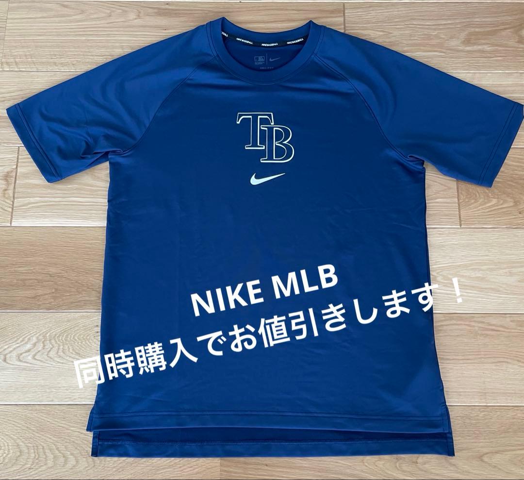 Nike MLB タンパベイ・レイズ　Tシャツ　ネイビーL