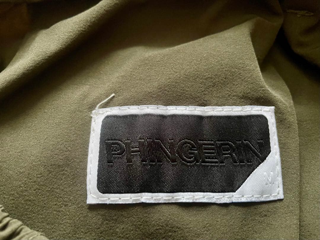 【完売品】PHINGERIN STRETCHY TROUSERS グリーン　M