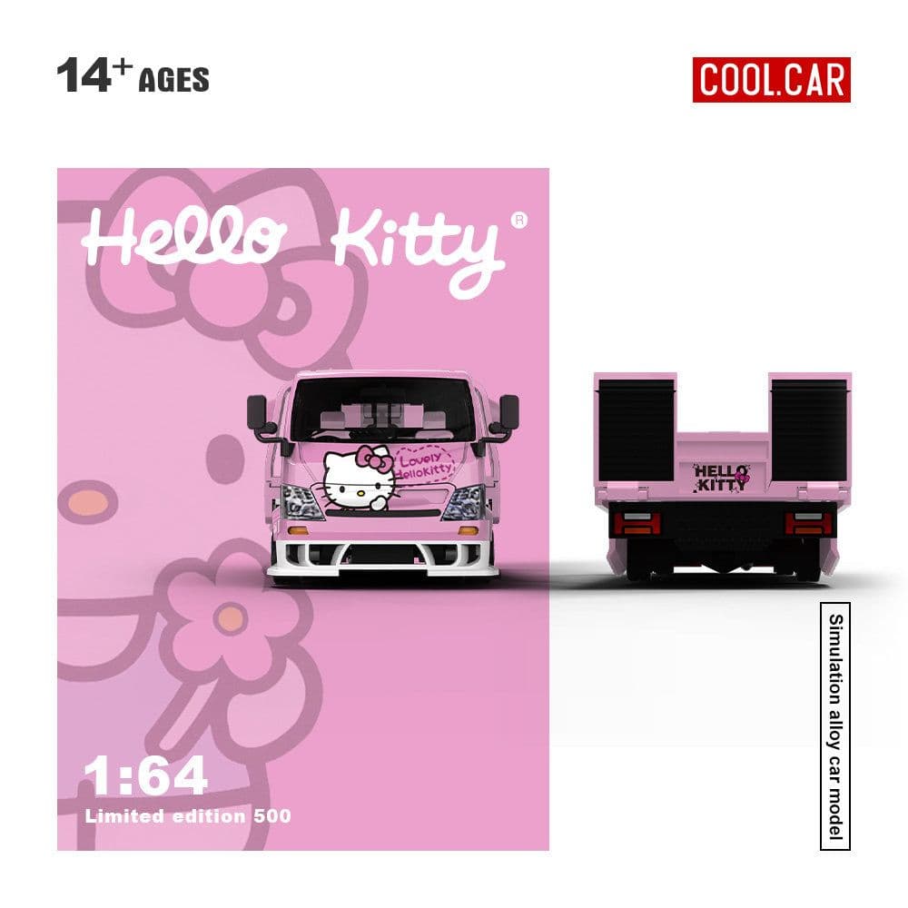 【数量限定品】COOL CAR 1/64 ハローキティHINOキャリアトラック