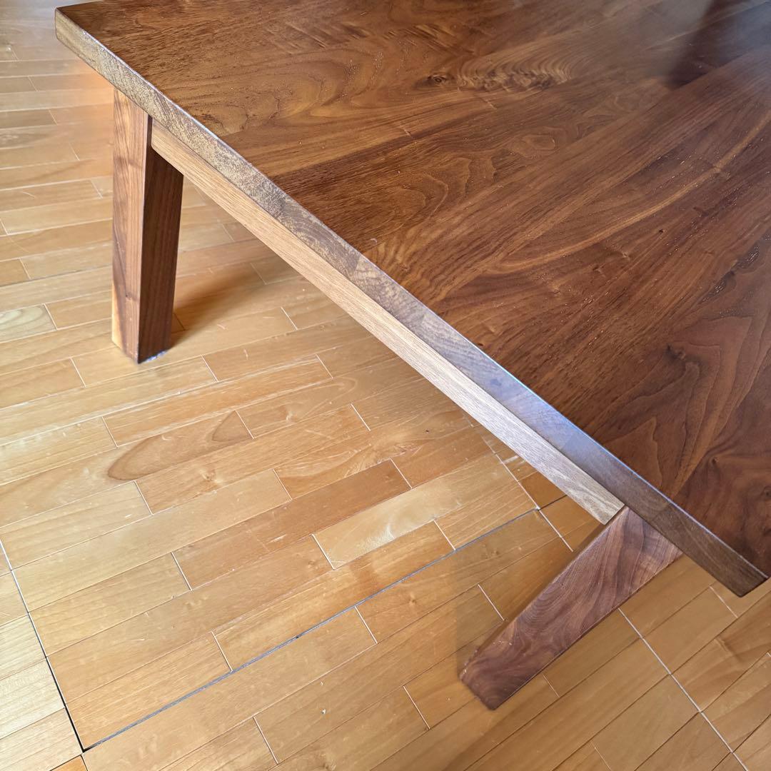 無印良品 ウォールナット ローテーブル 120cm x 60cm【廃盤品】