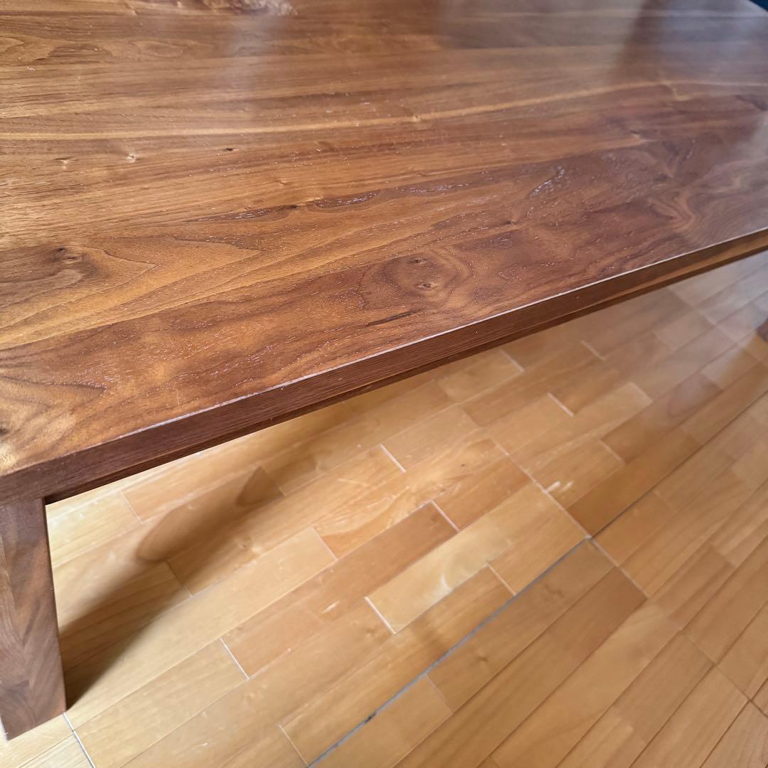無印良品 ウォールナット ローテーブル 120cm x 60cm【廃盤品】