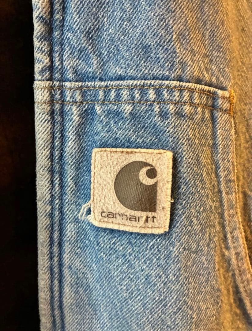 は*ら様 Carhartt アクティブジャケット フード付きデニムジャケット