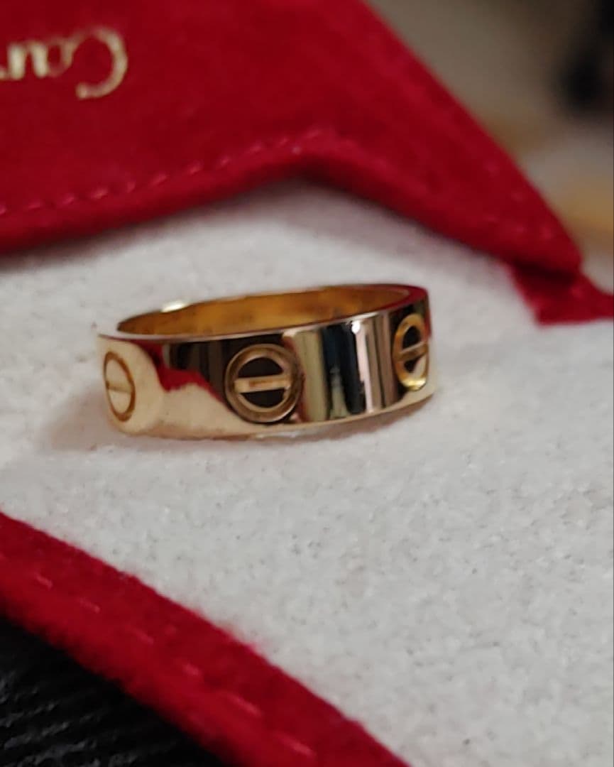 【証明書あり】Cartier カルティエ ラブリング YG　サイズ52