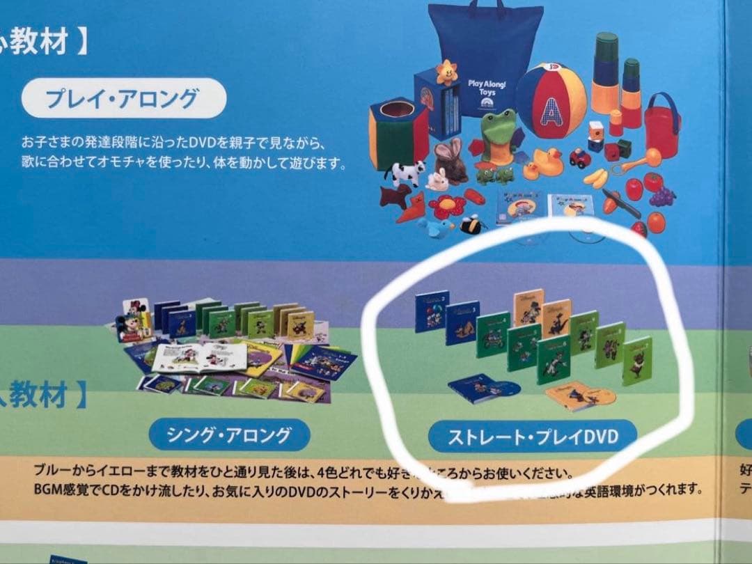 【DWE ディズニー英語システム】ストレートプレイDVD（旧子役）