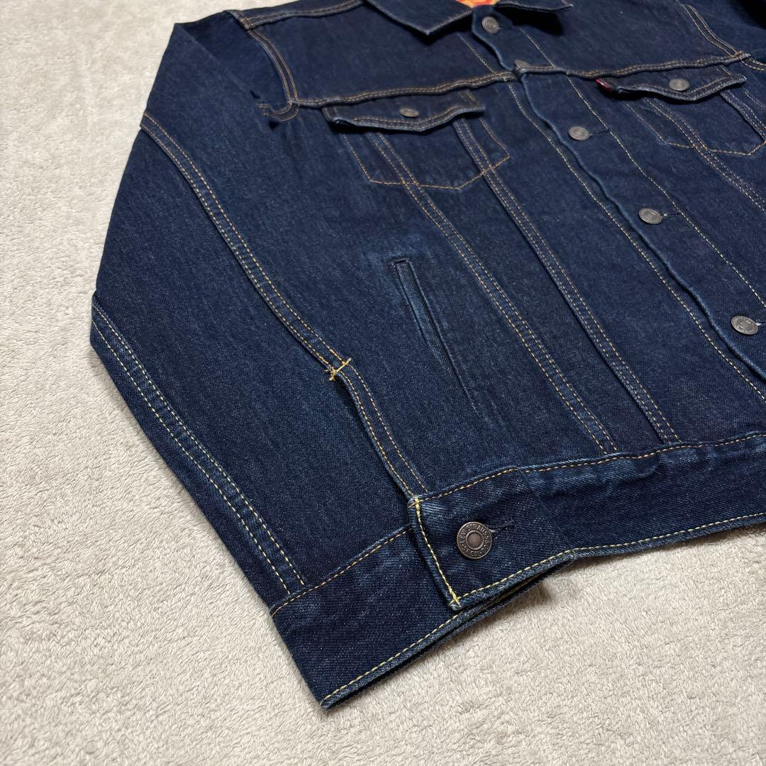 濃紺極美品✨M リーバイス 72334 デニムジャケット70506型 ポケ付き