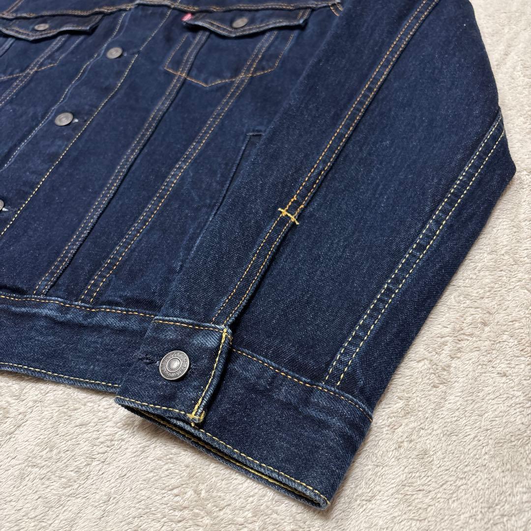 濃紺極美品✨M リーバイス 72334 デニムジャケット70506型 ポケ付き