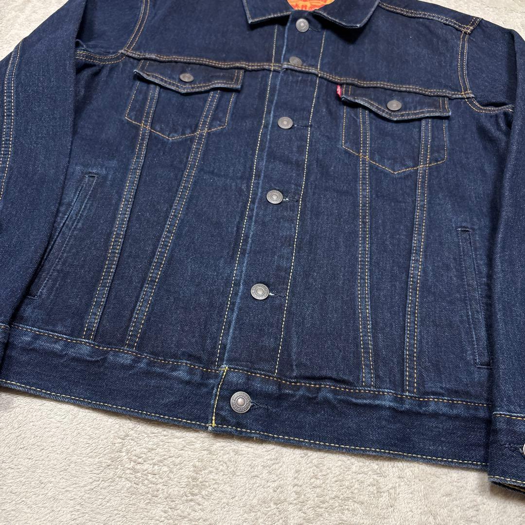 濃紺極美品✨M リーバイス 72334 デニムジャケット70506型 ポケ付き