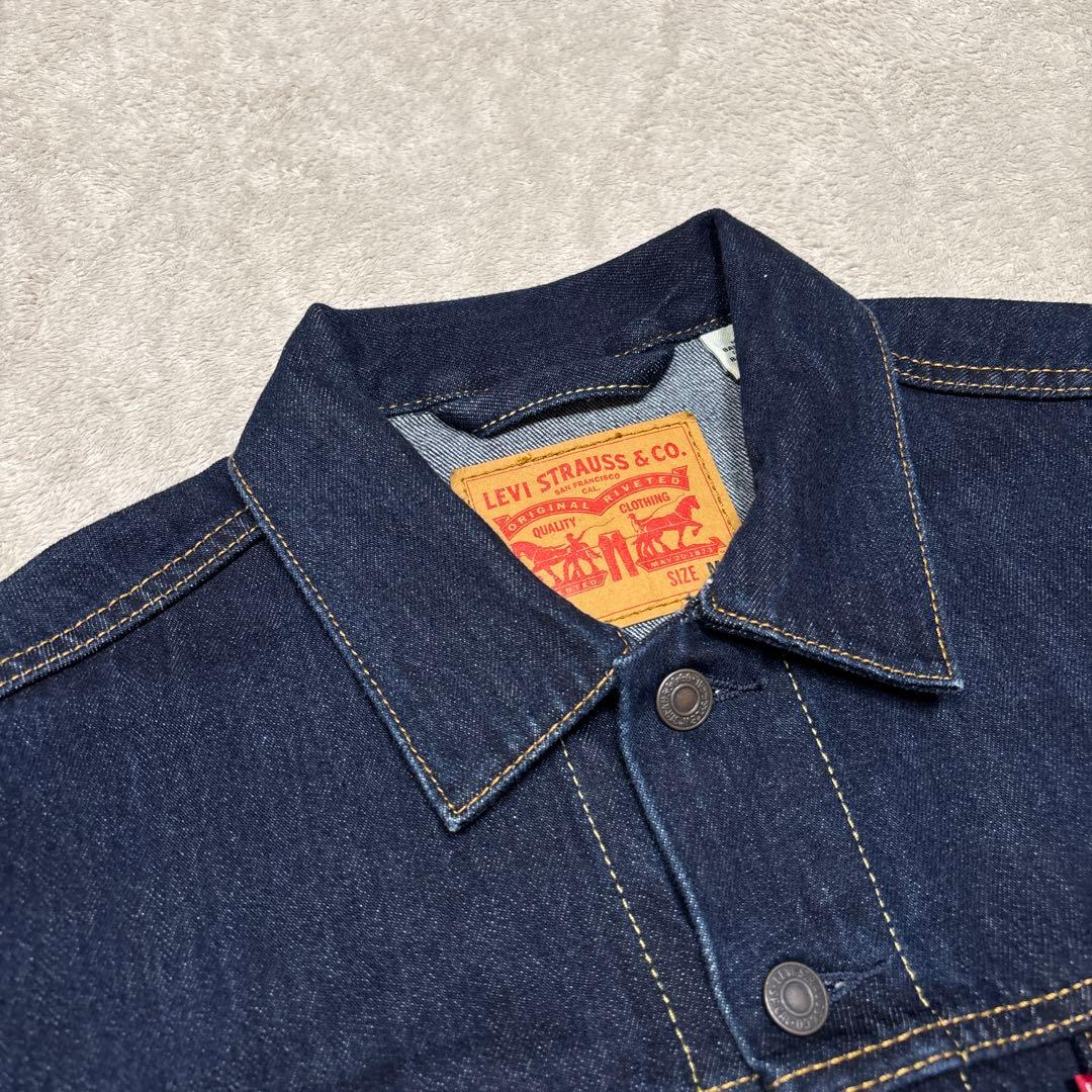 濃紺極美品✨M リーバイス 72334 デニムジャケット70506型 ポケ付き