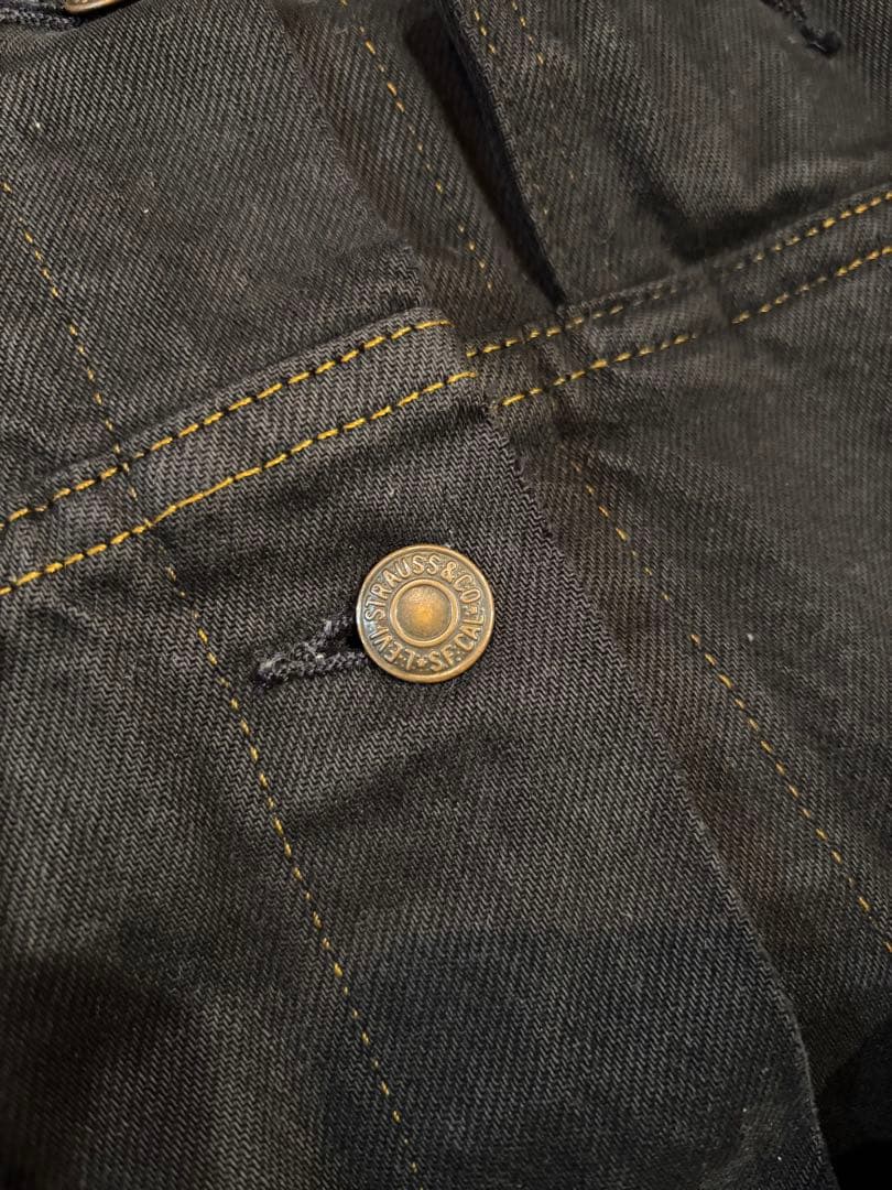 Levi's ブラックデニムジャケット
