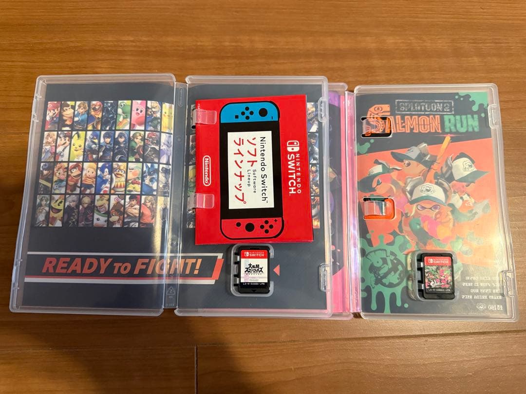 Nintendo Switch 本体＋ソフト2本 スマブラ スプラ2