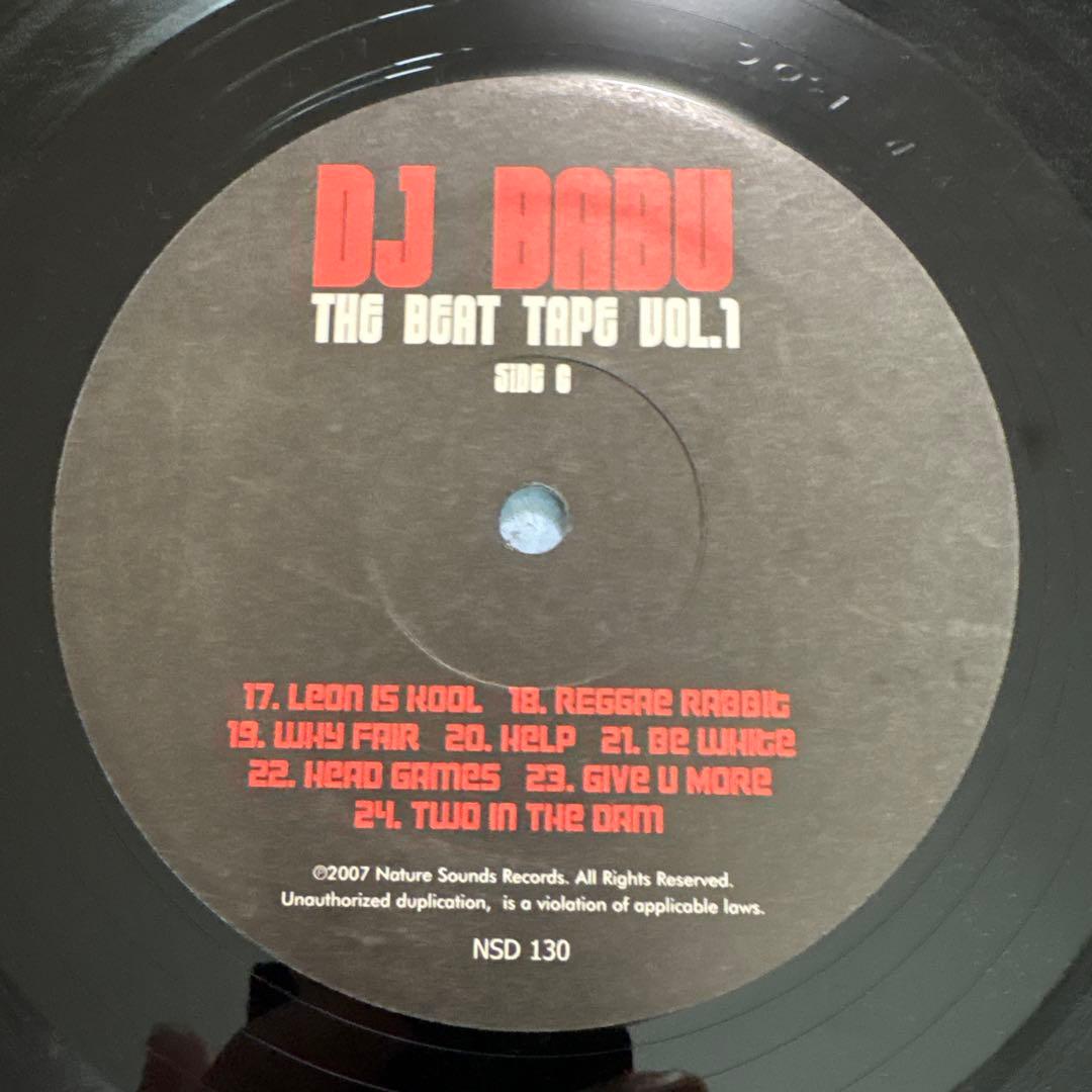 洋楽 DJ Babu - The Beat Tape Vol. 1