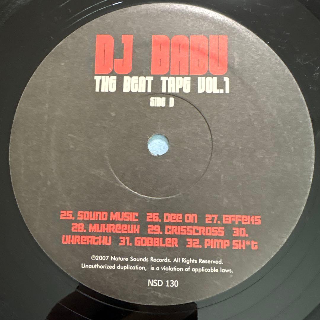 洋楽 DJ Babu - The Beat Tape Vol. 1