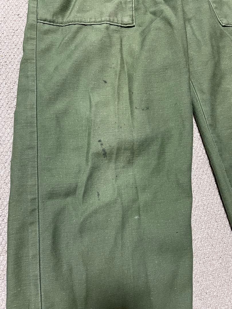 70s OG107 US ARMY 米軍 ベイカーパンツ 32×29