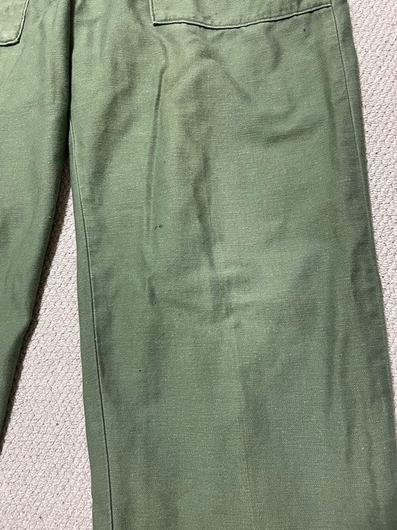 70s OG107 US ARMY 米軍 ベイカーパンツ 32×29