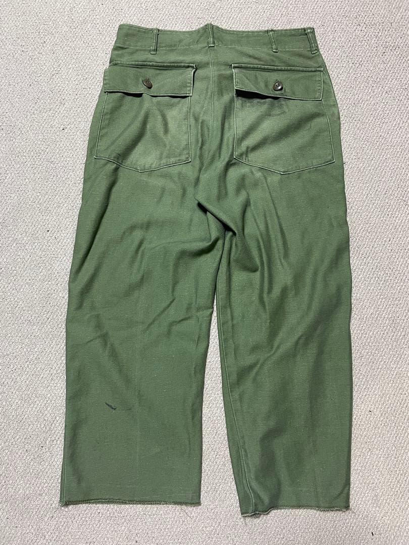 70s OG107 US ARMY 米軍 ベイカーパンツ 32×29