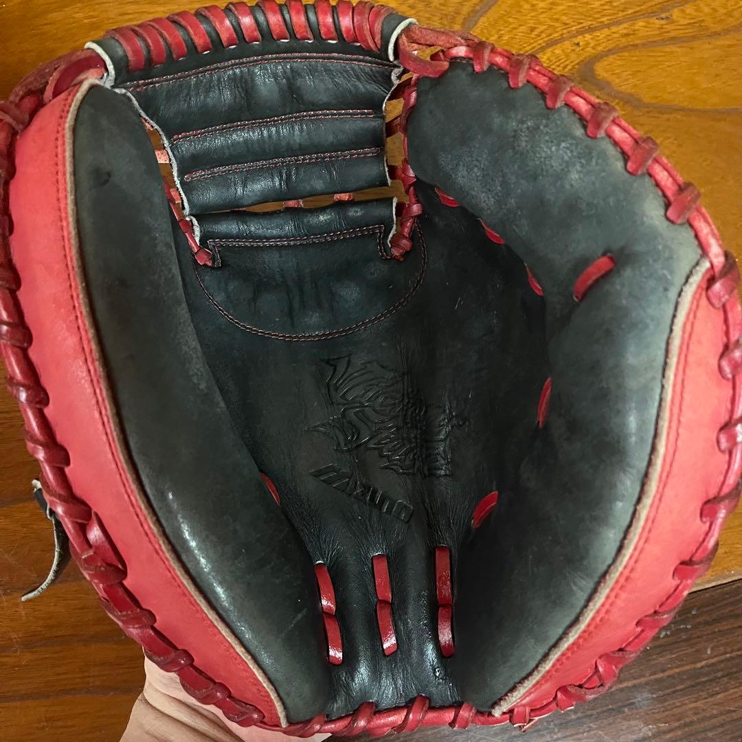 ミズノ 軟式 野球 グローブ 大人用 キャッチャーミット 使用感はあります164