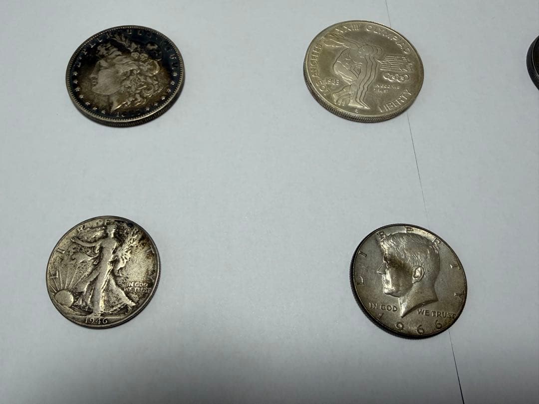 の*と様 銀貨　9枚セット　アメリカ　日本　インド　メキシコ　銀貨　オリンピック