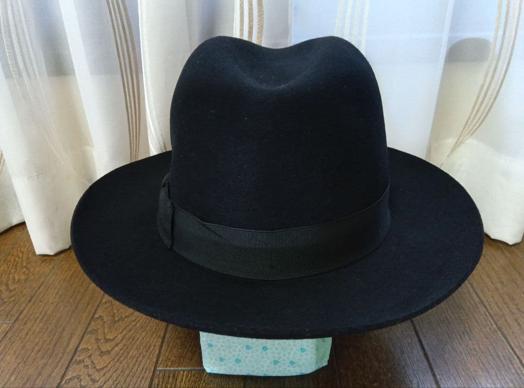 Borsalino ボルサリーノ 【美品】ラビットウールフェルト 中折れハット