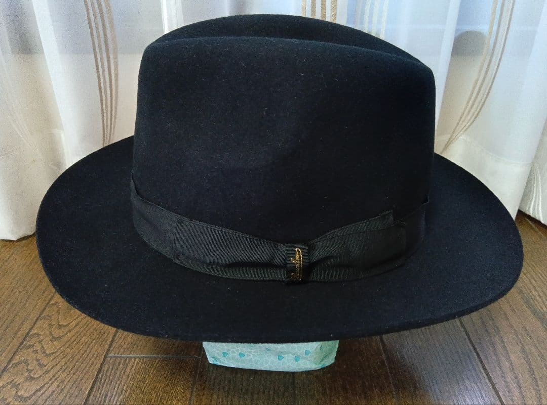 Borsalino ボルサリーノ 【美品】ラビットウールフェルト 中折れハット