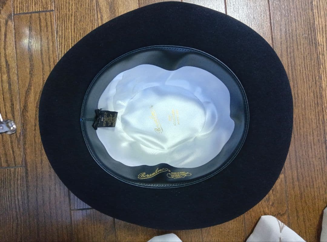 Borsalino ボルサリーノ 【美品】ラビットウールフェルト 中折れハット