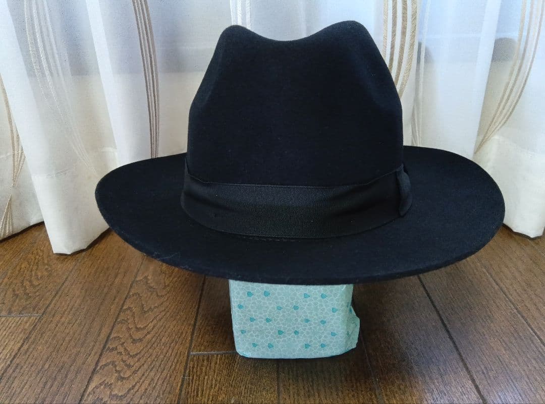 Borsalino ボルサリーノ 【美品】ラビットウールフェルト 中折れハット