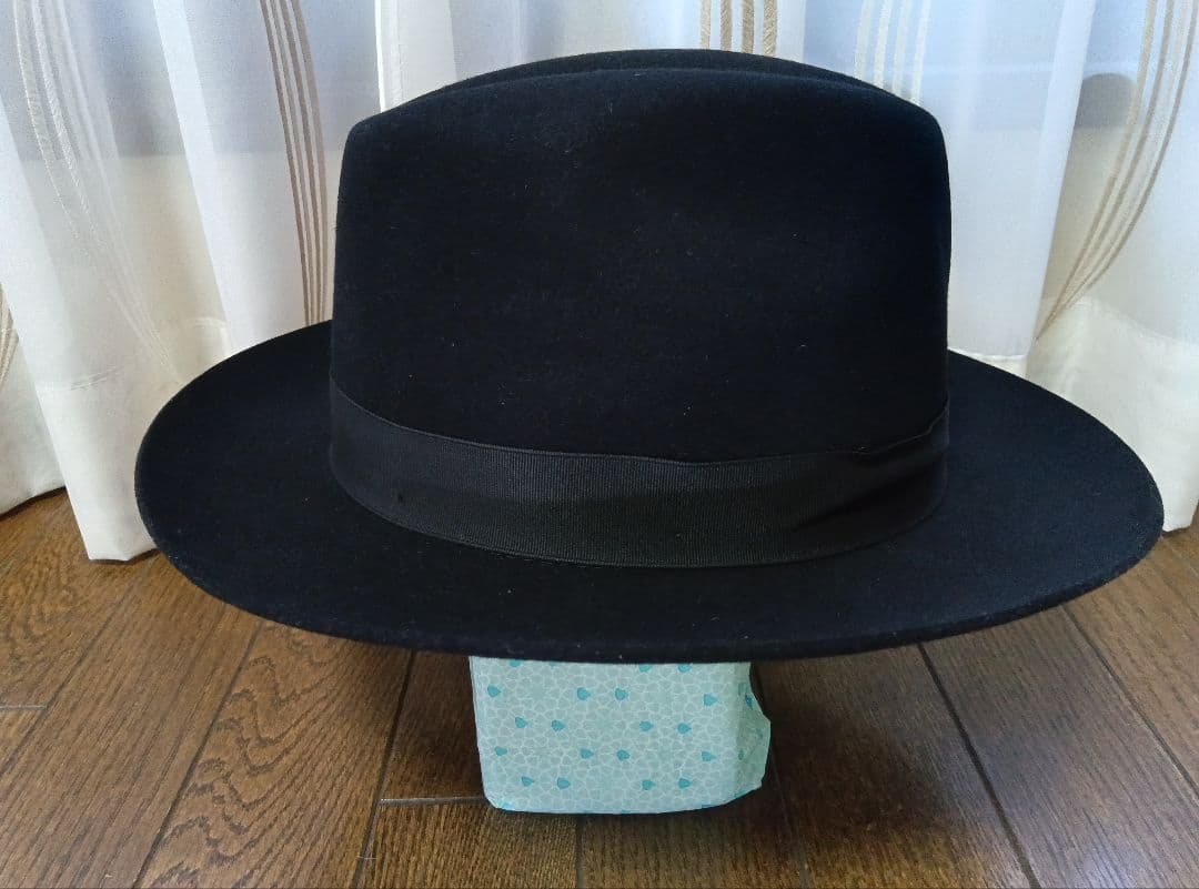 Borsalino ボルサリーノ 【美品】ラビットウールフェルト 中折れハット