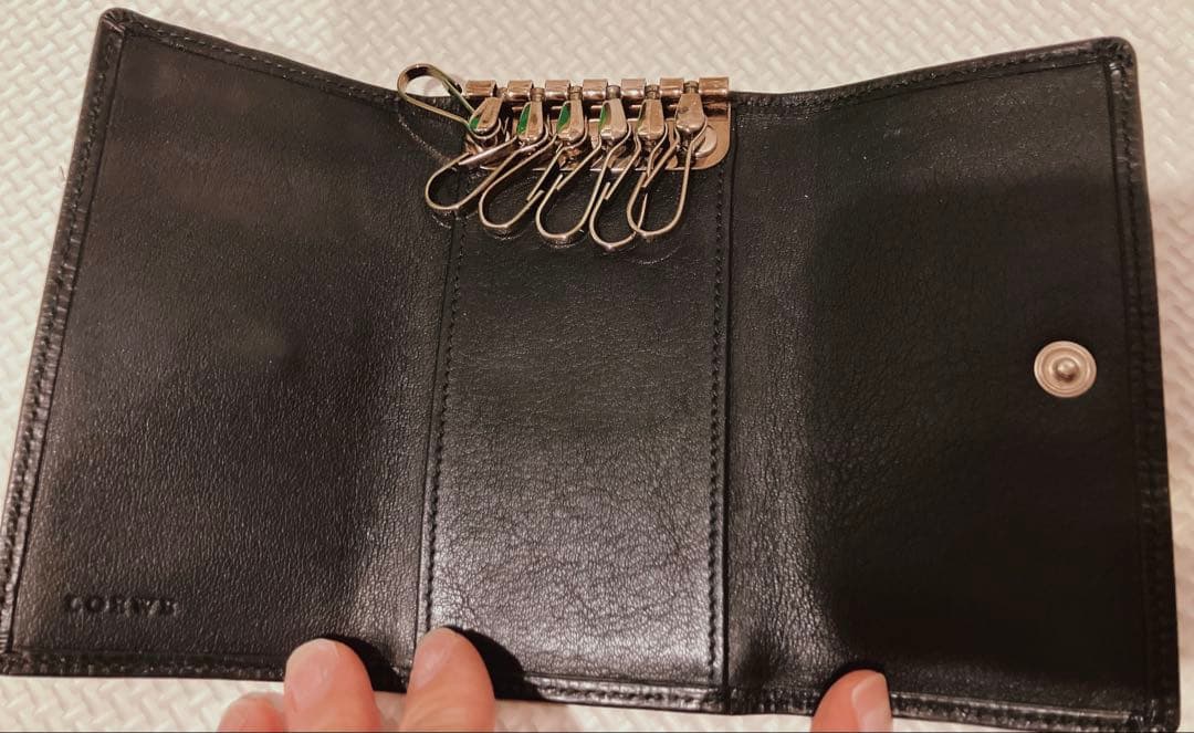 LOEWE ロエベ 6連 キーケース アマソナ アナグラム レザー