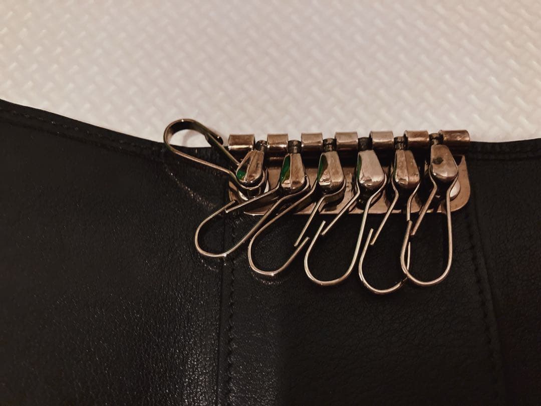 LOEWE ロエベ 6連 キーケース アマソナ アナグラム レザー