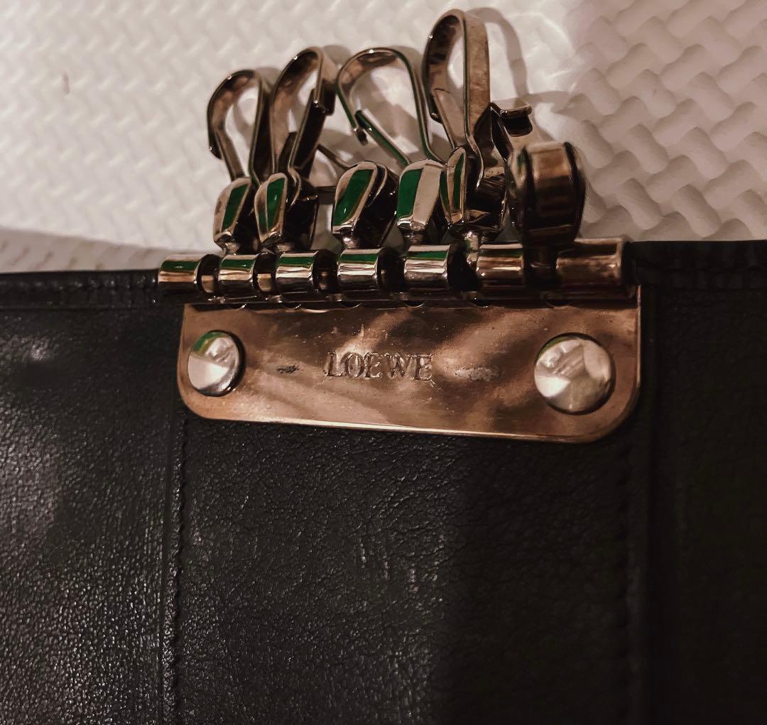 LOEWE ロエベ 6連 キーケース アマソナ アナグラム レザー