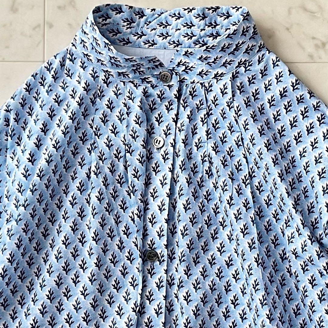 定価3,8万＊極美品 ロワズィール リバティプリントシャツワンピース 綿 洗える