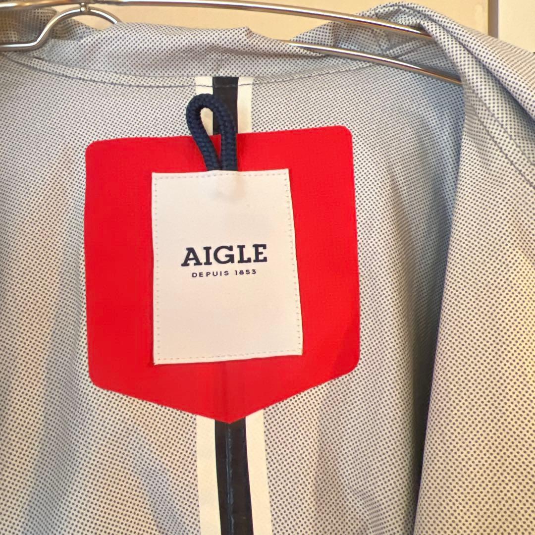 AIGLE[型番:ZBF076J] エーグル透湿防水　ジブル　ポンチョ自転車雨具