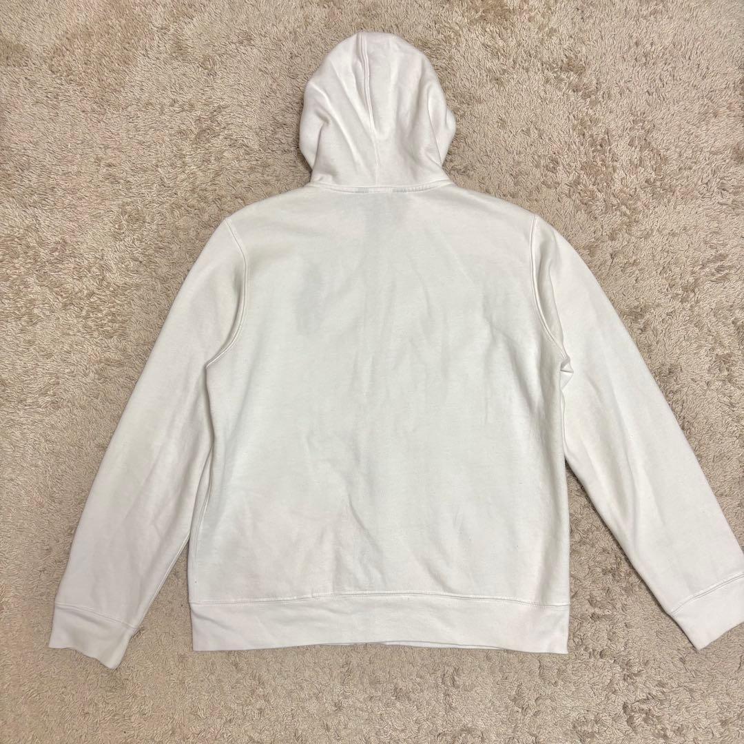 【大きいサイズ】ポロラルフローレン ジップパーカー ビックポニー 白 XL